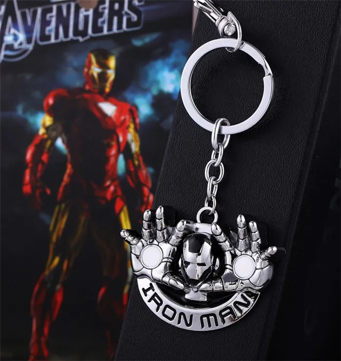 Super Hero Мстители Железный человек ручной формы металлический держатель для ключей для держатель для ключей порте скрипичный ключ подарок Для мужчин Для женщин Сувениры