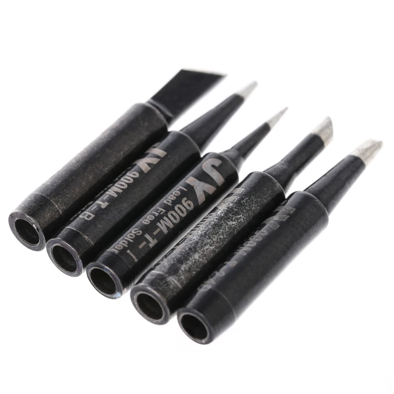 5 шт. бессвинцовые наконечники для паяльника 900M T Hakko 936 SAIKE 909D 852 936d L22|tip 900m-t|tip for