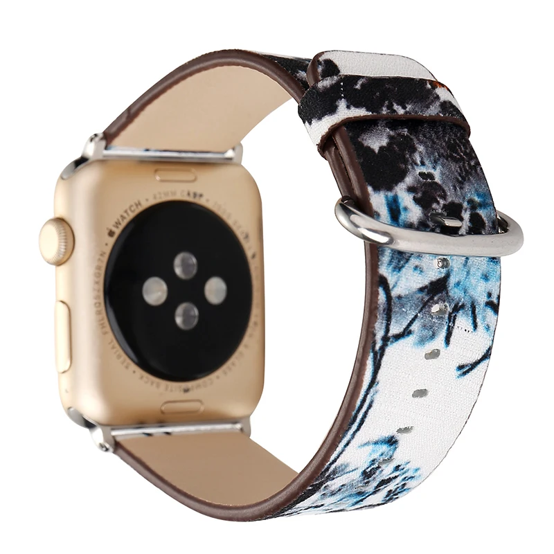 Ремешок из натуральной кожи для Apple Watch 38 42 мм|Ремешки часов| |