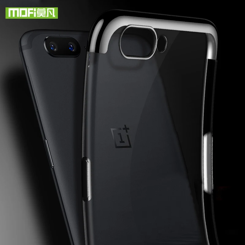 oneplus 5 case soft TPU back cover Mofi original silicone fundas one plus a5000 transparent coque 5.5 inch |