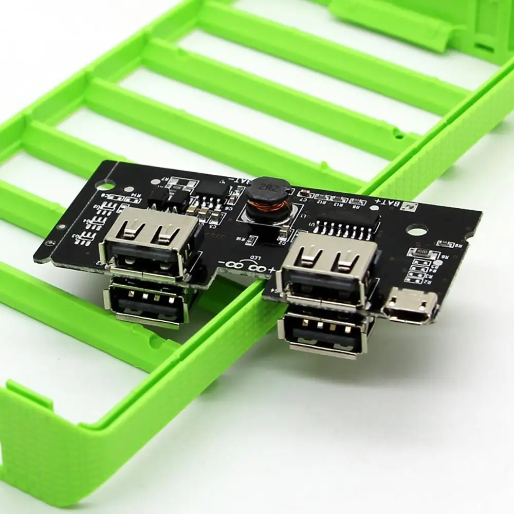 Cewaal 2017 Новый 2.1A двойной USB банк питания чехол 4x18650 панели солнечных батарей