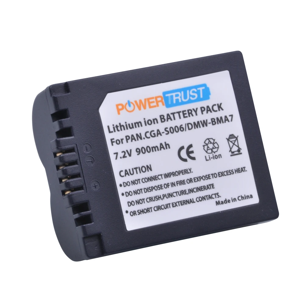 2x CGA-S006 DMW-BMA7 батареи и зарядное устройство для Panasonic Lumix DMC-FZ7, DMC-FZ8, DMC-FZ18, DMC-FZ28, DMC-FZ30, DMC-FZ35