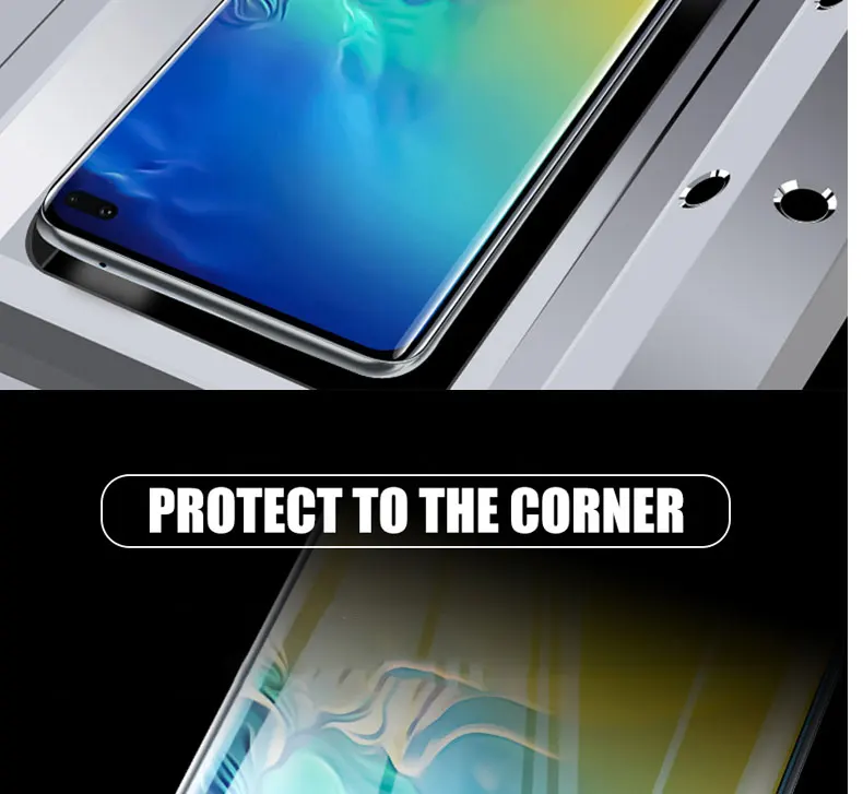 40D полностью изогнутое закаленное стекло для samsung Galaxy S9 S8 S10 Plus Note 9 8 S7 Edge S10E Защитная пленка для экрана