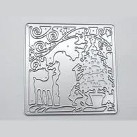 ylcd627 christmas metal cutting dies for scrapbooking stencils diy album cards decoration embossing folder die cutter template