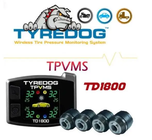 Система контроля внешнего давления TYREDOG TPVMS система вибрационного с функцией