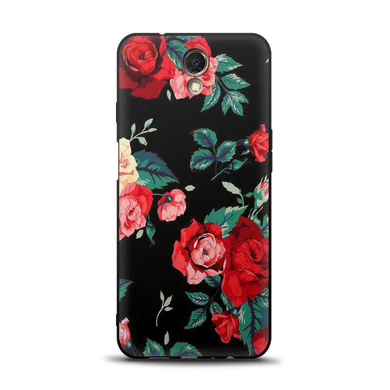 JURCHEN черный матовый Мягкий ТПУ силиконовый чехол для Meizu M6S 5," милый мультяшный принт Роскошные задние Сумки для Meizu M6S чехол - Цвет: 7