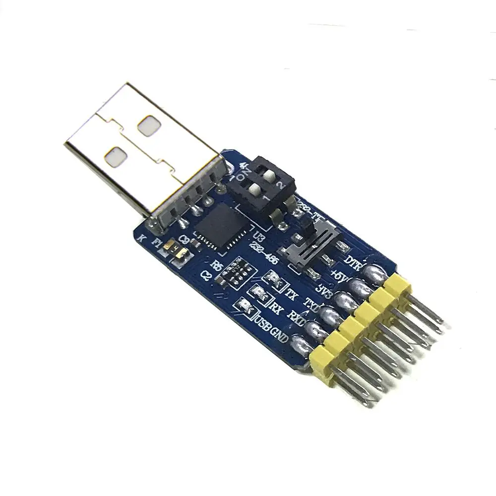 6 в 1 USB TTL UART 485 232 Многофункциональный модуль последовательного интерфейса CP2102 для