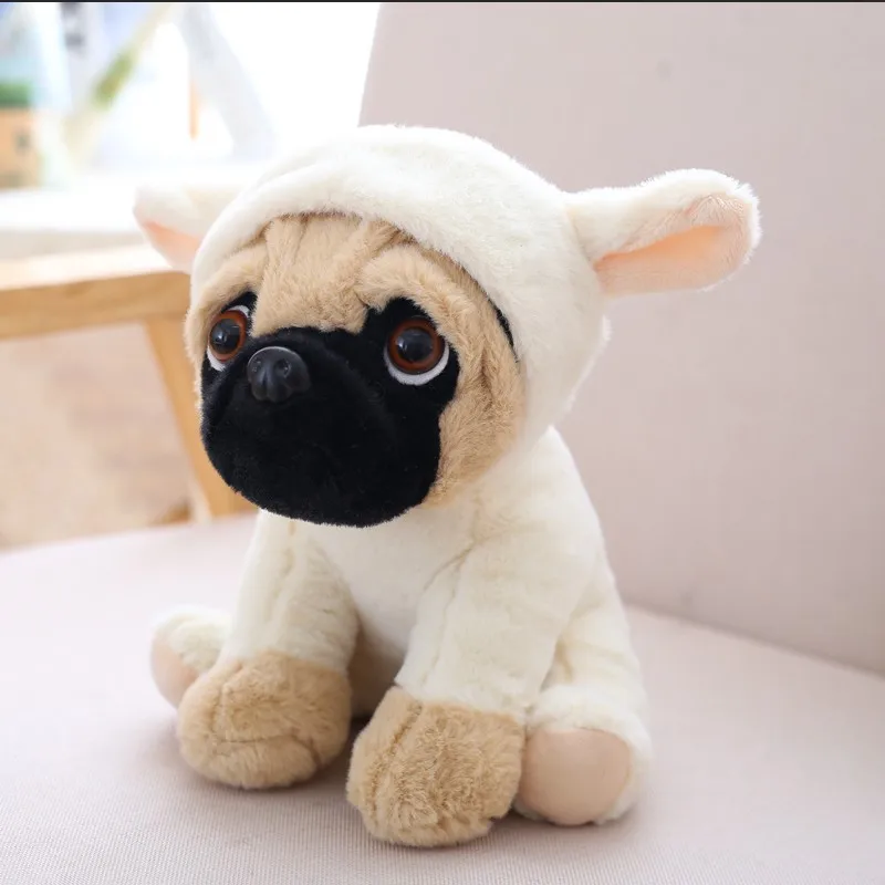 sheep 20 см мягкая игрушка для собак, плюшевый Мопс Шарпей, милый щенок, игрушка для домашних животных, плюшевые игрушки для детей, подарки на день рождения, Рождество - Цвет: sheep