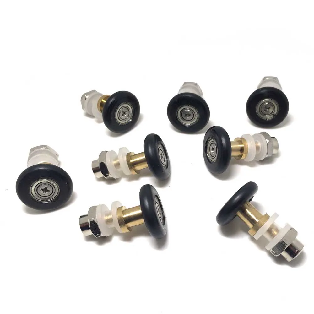 8 шт. эксцентриковые колеса для душевой двери ролики полозья колеса шкив 23 мм/25 мм в диаметре