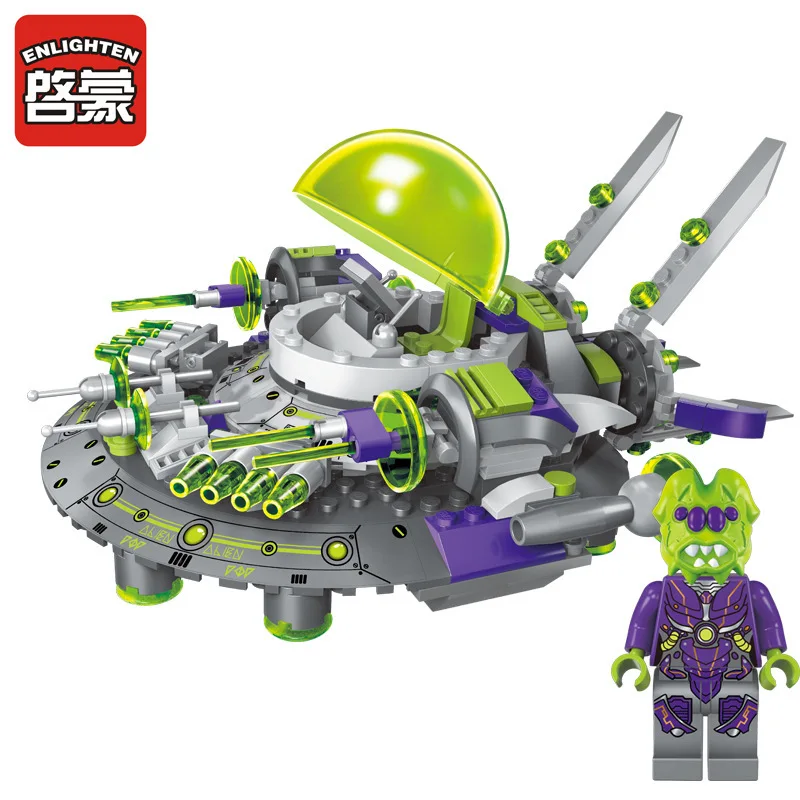 Enlighten модели Здание игрушка Совместимость с LEGO Лего Legos Конструктор E1611 339 блок