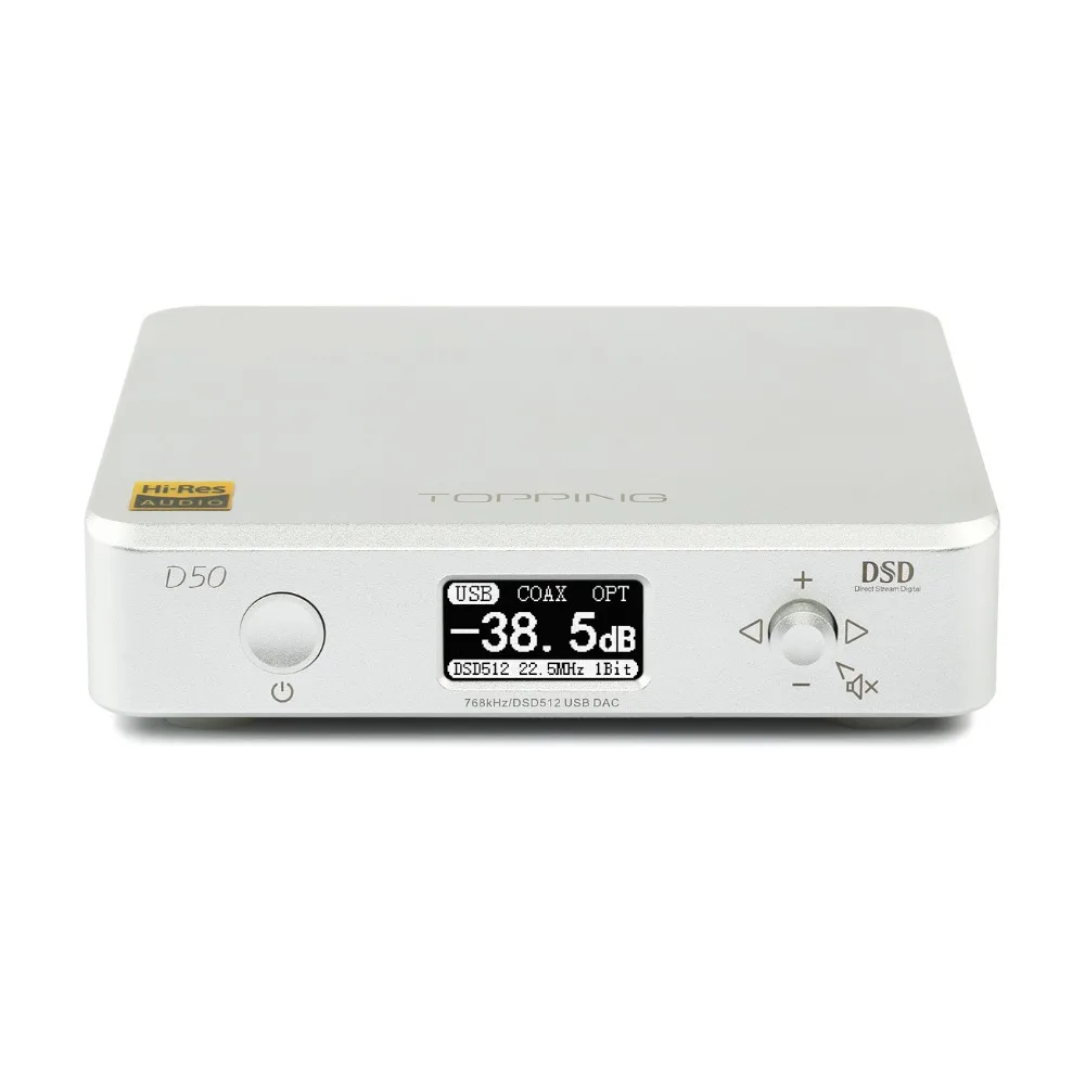 Топпинг D50 Hi Fi аудио ЦАП ES9038Q2M * 2 XMOS XU208 DSD512 USB 32Bit/768 кГц декодер|dac topping|decoder usbdecoder audio |