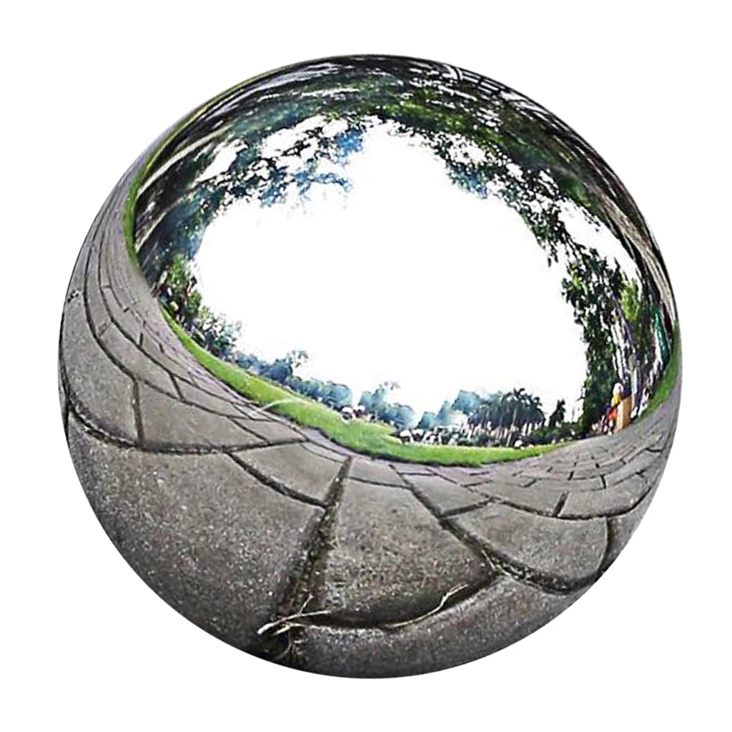 

Садовые шары из нержавеющей стали зеркальная полировка Сфера полый круглый шар садовый орнамент Сфера