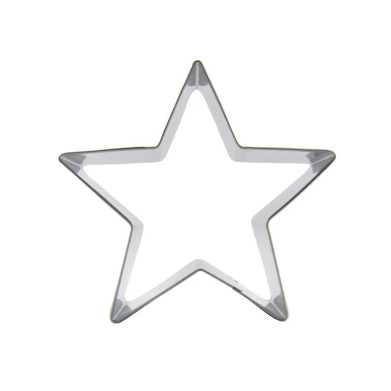 Big Five-pointed Star Figure Shape Cake Cookie Biscuit Baking Molds Mousse Decorating Fondant Cutters Tools Printing | Дом и сад