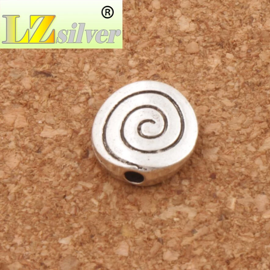 Вихревой изогнутые камушки бусинки Rondelle бусины разделители для ювелирных