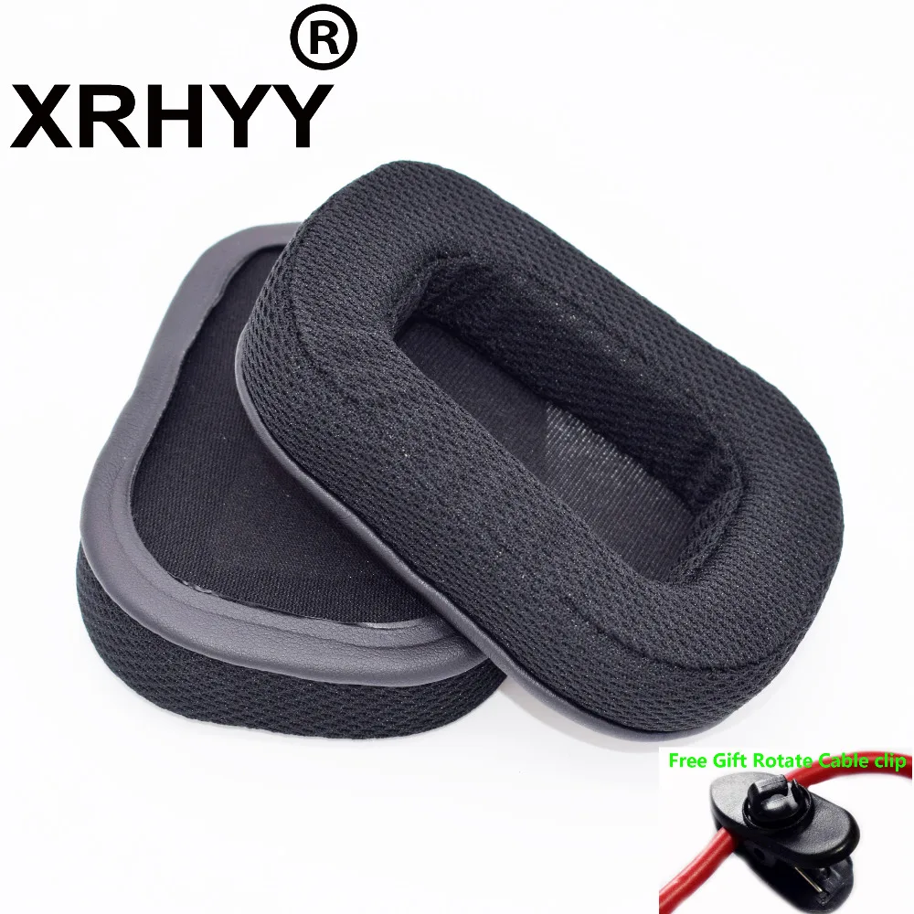 XRHYY черные сменные амбушюры подушечки для ушей пенная Накладка Logitech G633 G933
