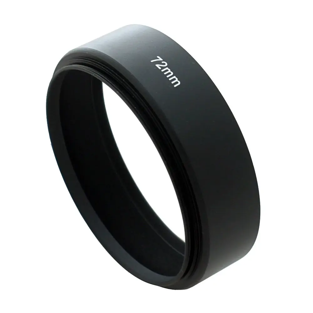 

72mm Professional Standard Metal Lens Hood 72mm Screw In 72mm Filter Thread Lens