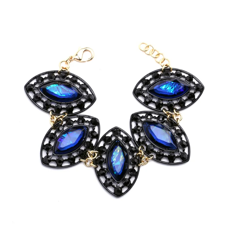 Синие подвески в форме глаз из смолы по оптовой цене женский браслет золотого