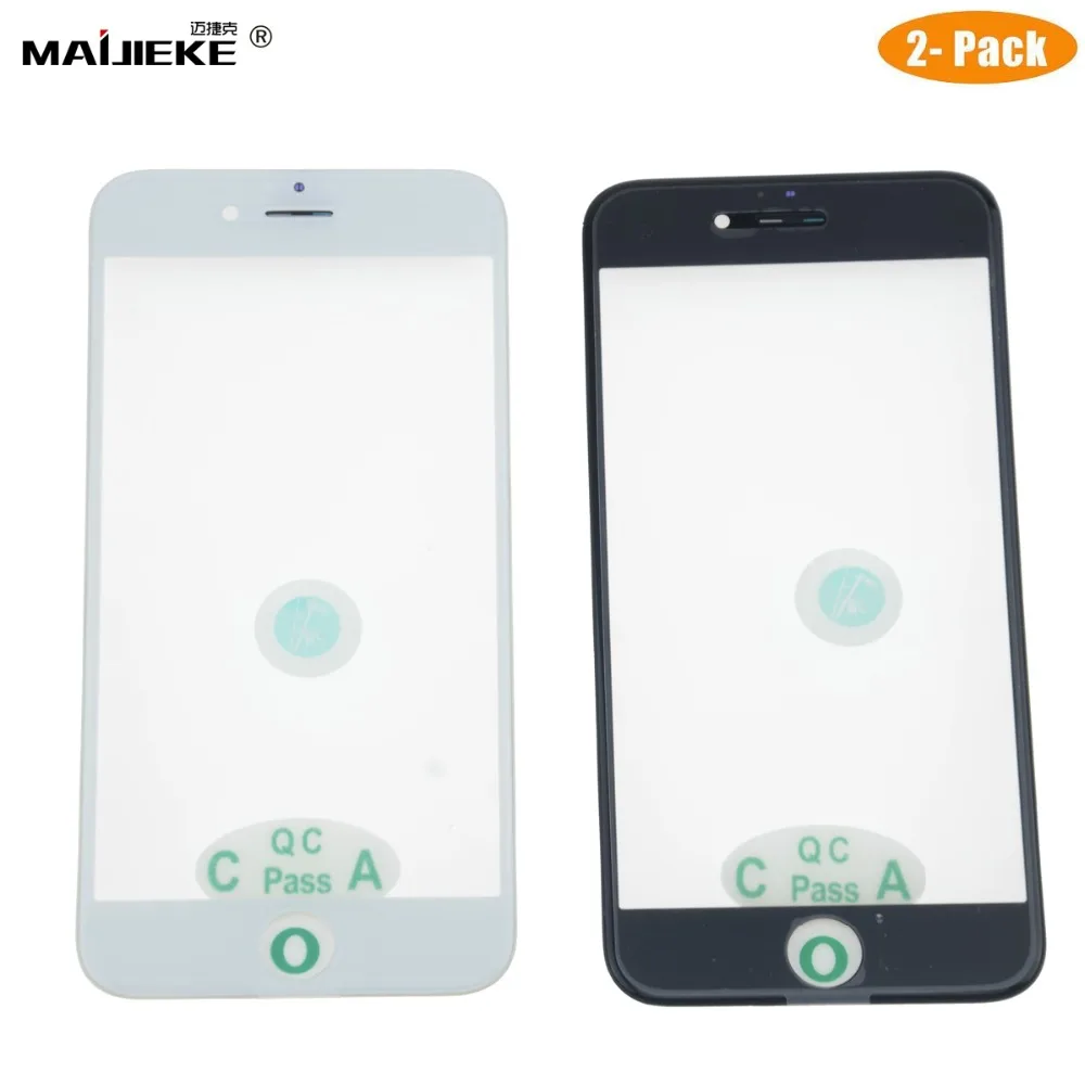 2 шт MAIJIEKE холодного пресса 3 в 1 для iphone 6 передняя стеклянная линза с рамкой OCA для iphone 6 Plus экран замена сенсорной панели