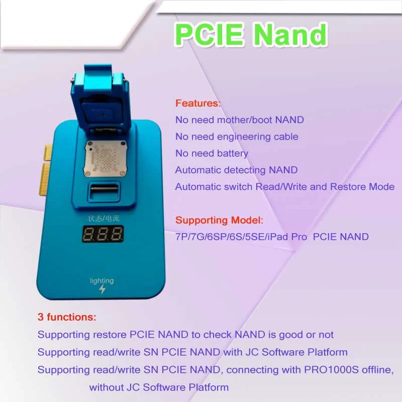 Программатор Naviplus Pro3000S JC Pro1000S Phone NAND для iPhone X 8 8Plus 7 7P 6 6S 5 iPad | Инструменты