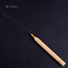 Цельнокроеное платье микро кольца инструмент петля для нити, потянув иглы используется с волос плоскогубцы и бисер для человеческих волос перо расширение