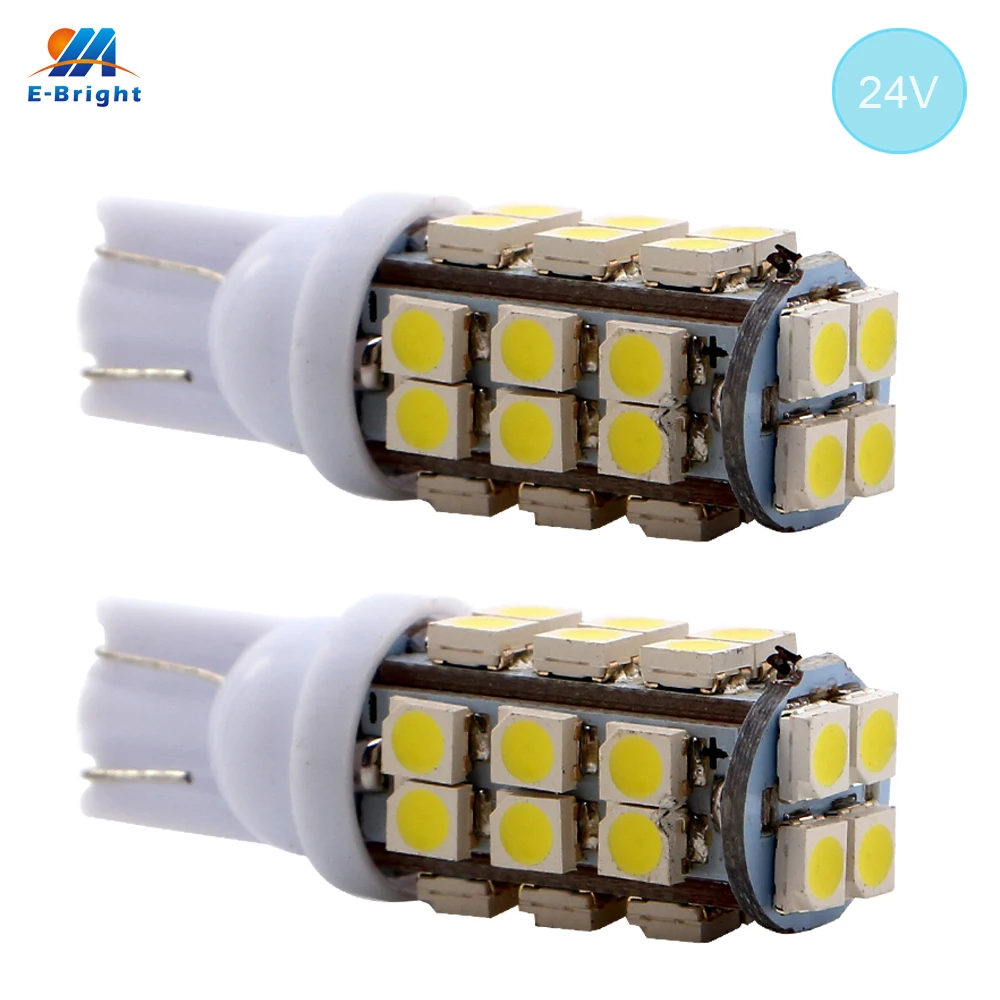 YM E Bright 10 шт. T10 1210 28 SMD 194 168 W5W 24V светодиодный светильник габаритный фонарь парковки