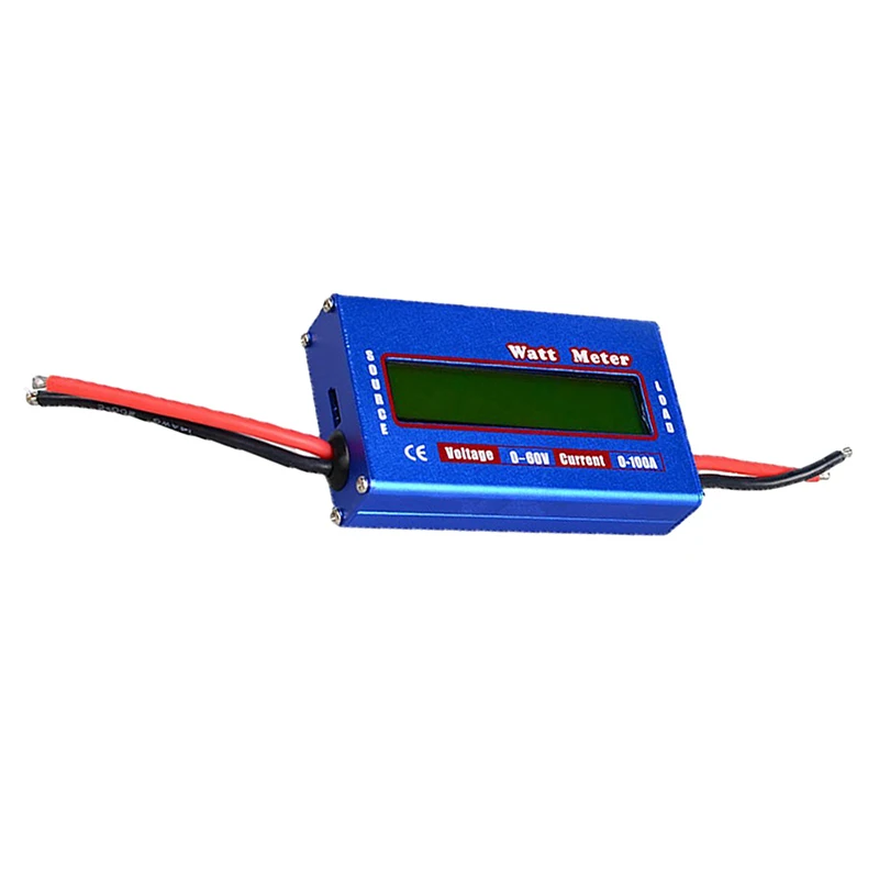 60 V/100A ватт RC измеритель динамометр батарея остатки мощности пиковое значение напряжения проверки анализатор(синий