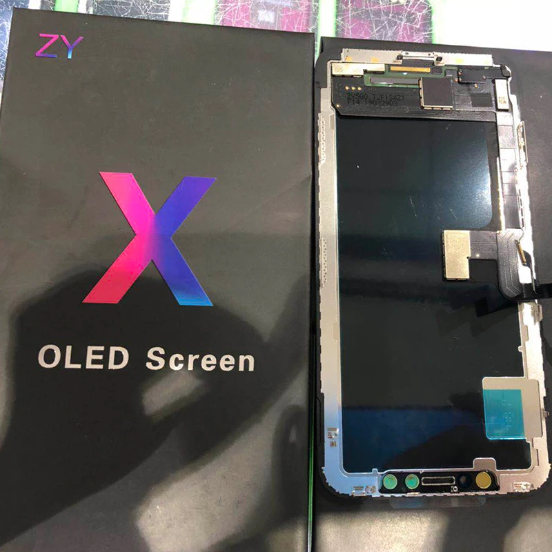 GX AMOLED ЖК-дисплей для iPhone X OLED OEM ЖК-дисплей 3D кодирующий преобразователь сенсорного экрана в сборе сменный Дисплей для iPhone lcd