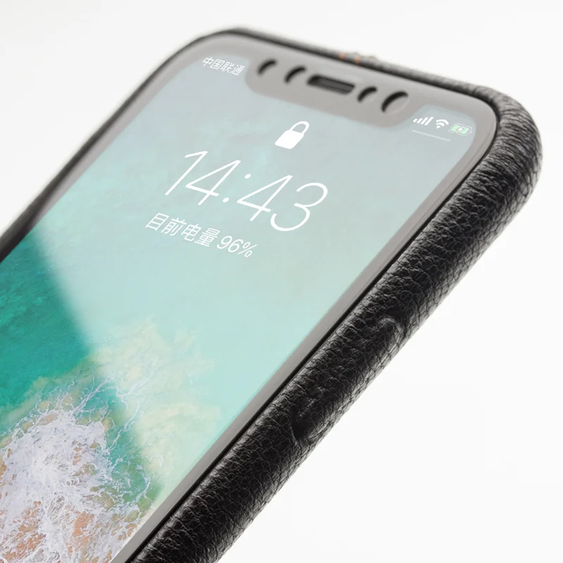 Qialino коровьей Пояса из натуральной кожи Пластик чехол для iPhone X | Мобильные