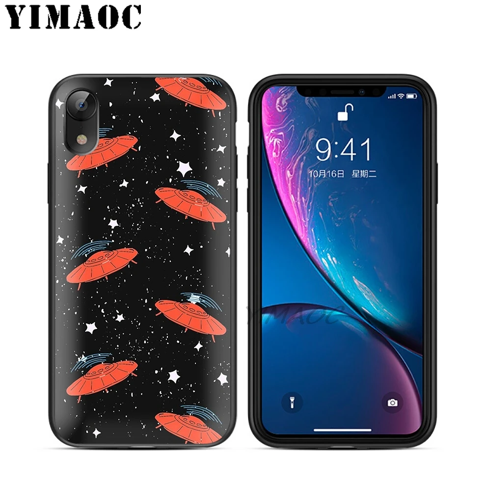 YIMAOC Thunder Clouds ThunderClouds мягкий черный силиконовый чехол из ТПУ для iPhone X или 10 8 7 6 6S Plus 5
