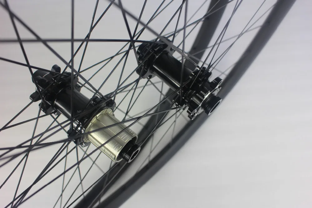 29er MTB AM trail бескамерные готовые бескаркасные прямой углерод тяги Колеса 35 мм Асимметричные 2" горный велосипед колеса 10s 11s 12s