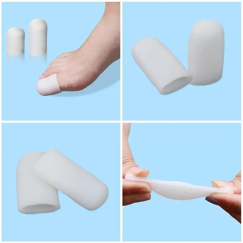 1 пара защитных колпачков с большим пальцем мягкие силиконовые защитные колпачки