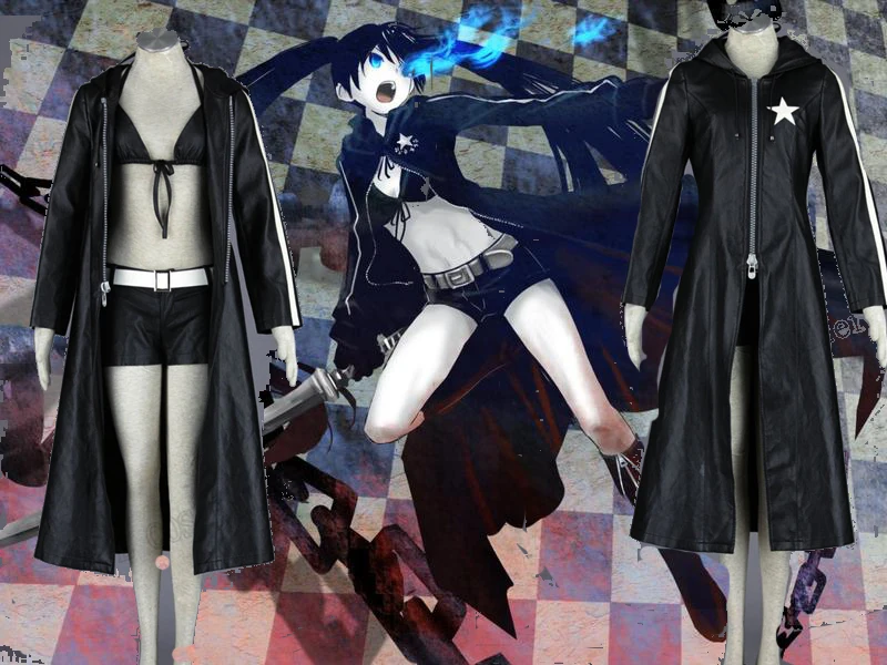 VOCALOID Мику Black Rock Shooter Косплэй костюм на заказ мастерил сделал