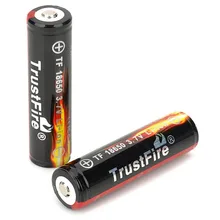 2 шт./лот TrustFire защищен 18650 3,7 в True 2400 мАч перезаряжаемые литиевые батареи 18650 батарея для фонарей