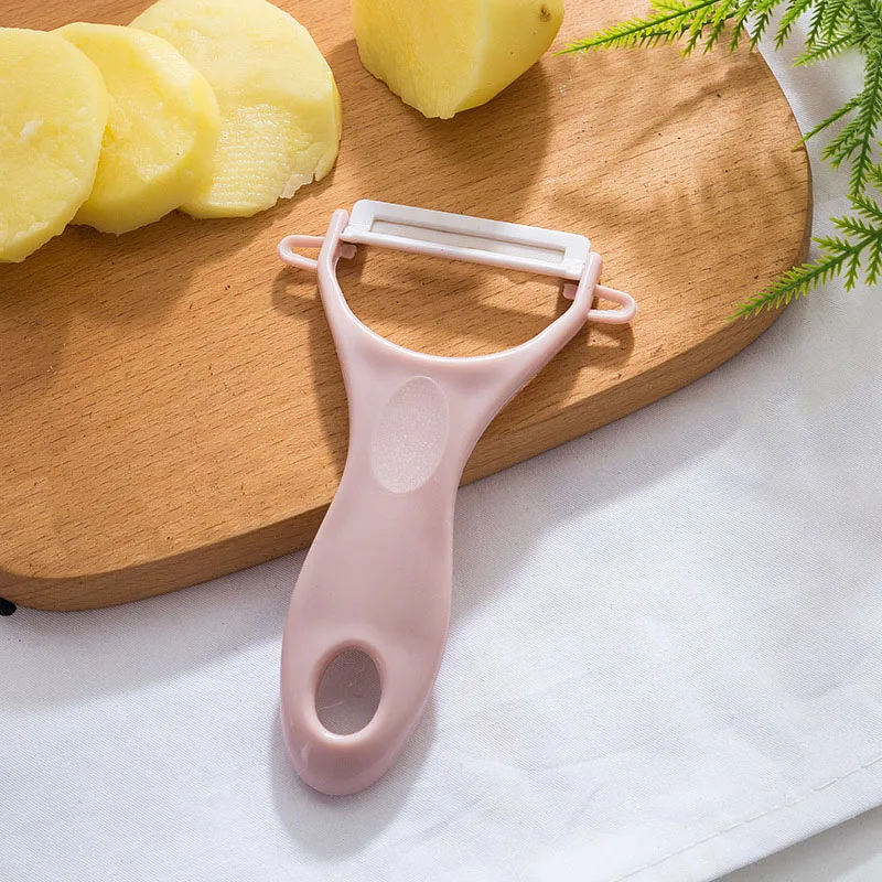 Ceramic peeler Многофункциональный кухонный инструмент Rayfox с поворотом на 360 градусов, гаджет для овощей и фруктов, картошка, морковь, Овощечистка, терка, цедры, Огуречная овощерезка - Цвет: Ceramic peeler