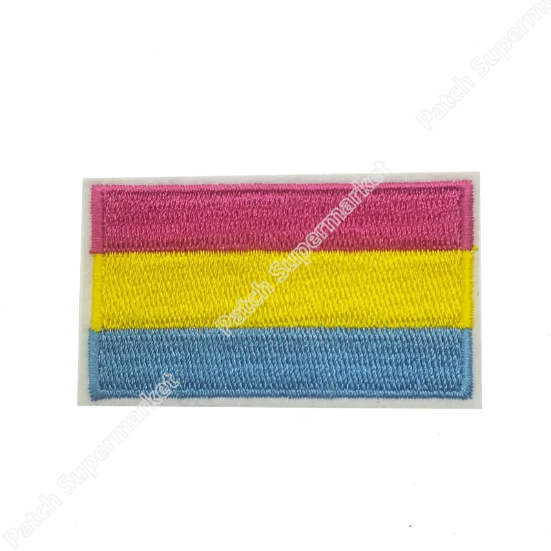 Патчи с флагом гордости Pansexual Pan Pride Бейдж ГЕЙСКИЕ ПРАВА ЛЕСБИЙСКИЙ ЛГБТ Гордость Trans lgbtq аксессуары гордости.