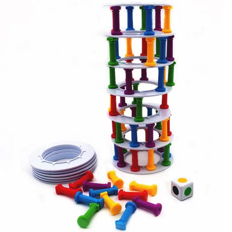Fly AC Toy-многопользовательская настольная игра Pisa Tower забавная интерактивная игрушка для родителей и детей в возрасте от 3 лет