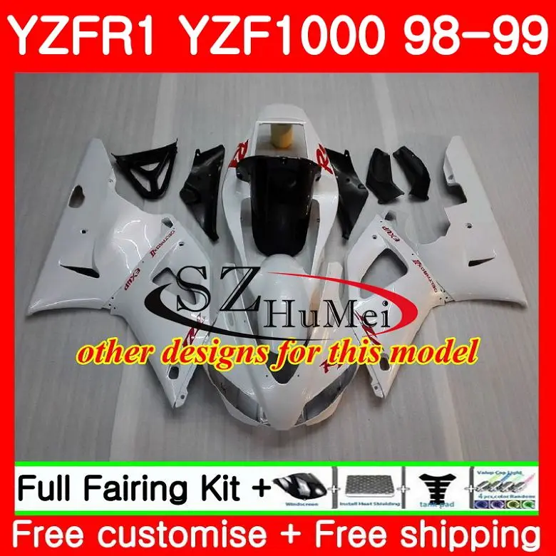 Корпус для кузова YAMAHA YZF-1000 YZF 1000 R 1 YZF-R1 98 99 TOP Blue flames 71SH18 YZF1000 YZFR1 R1 1998 1999 | Автомобили