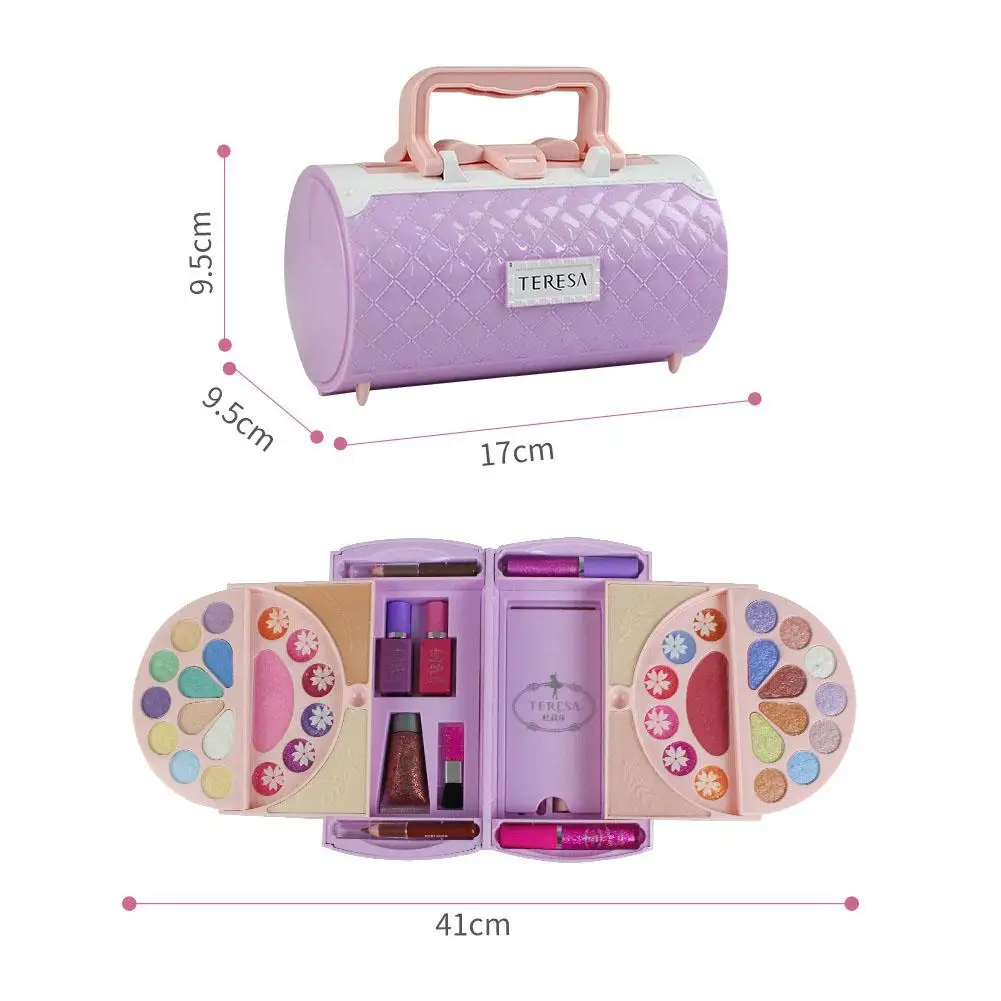 

Kids Dreamy Water-soluble Cosmetics Toy with Handbag Play House Toy for Kids Girls Baby Kids Pretend Play Educational Toys