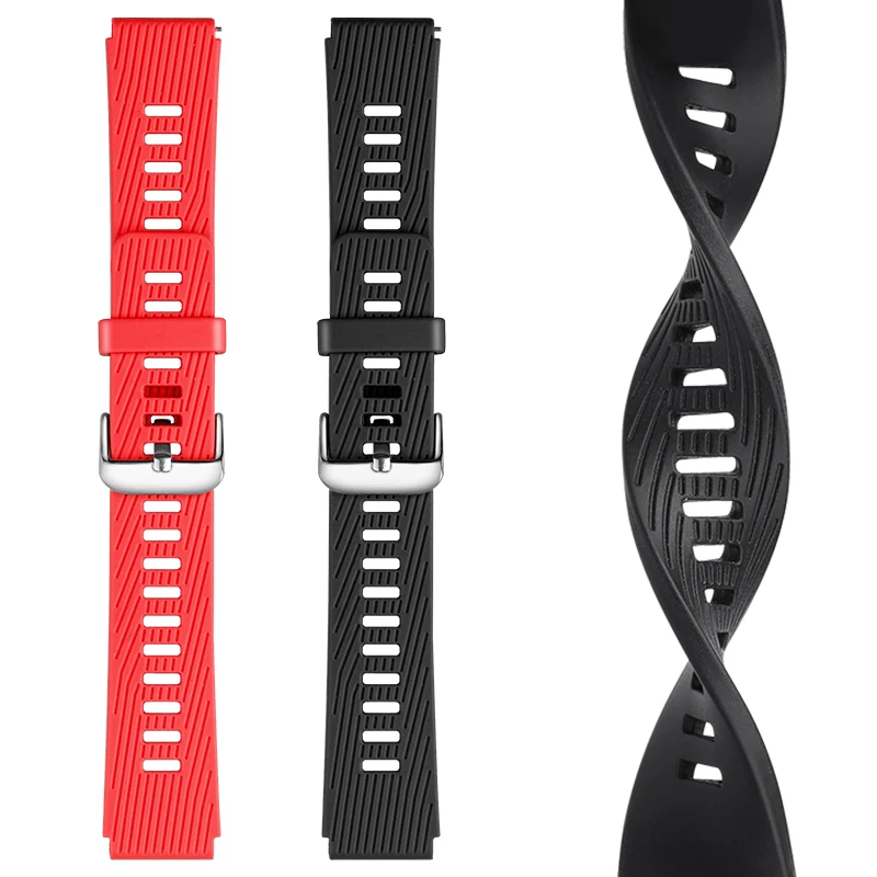 Ширина ремешка 18 мм силиконовый ремешок для huawei Talkband B5 умный браслет двойной цвет huawei Band B5 спортивный ремешок