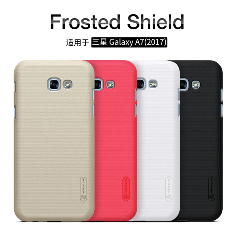 Cover For samsung Galaxy a7 2017 case nillkin frosted shield protective for back cover shell |