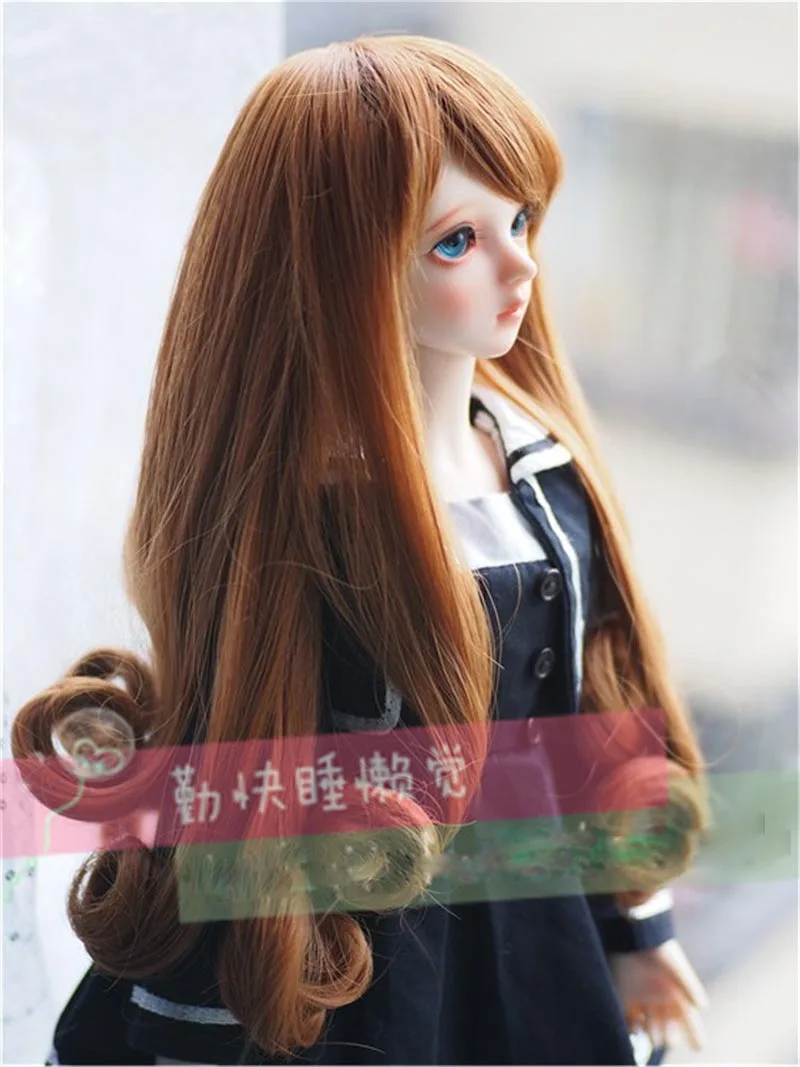 1/3 1/4 1/6 новый стиль Bjd SD кукла парик высокотемпературная проволока длинный модный