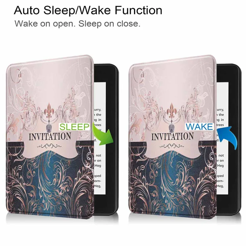 Чехол Funda для Amazon Kindle Paperwhite 4 Винтажный чехол 2018 года электронной книги 10-го