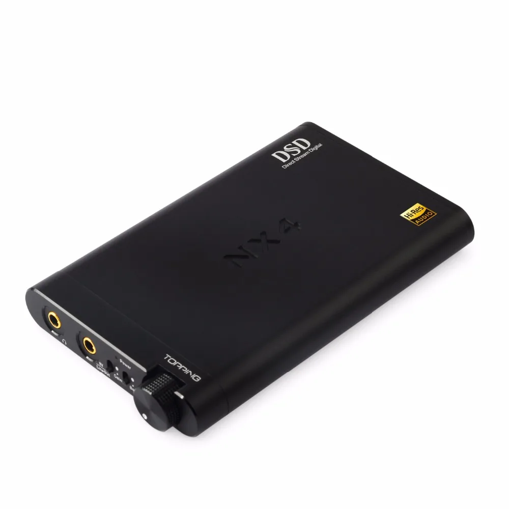 Портативный USB DAC DSD декодер Topping NX4 внешний усилитель для наушников в алюминиевом