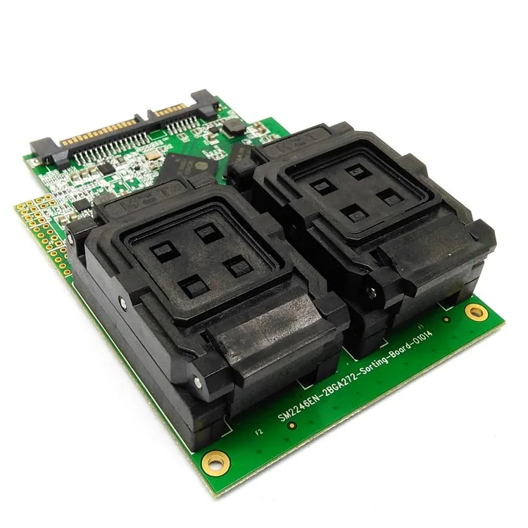 BGA272 испытательное приспособление SSD флэш тест решение SM2246EN два в одном тестовая