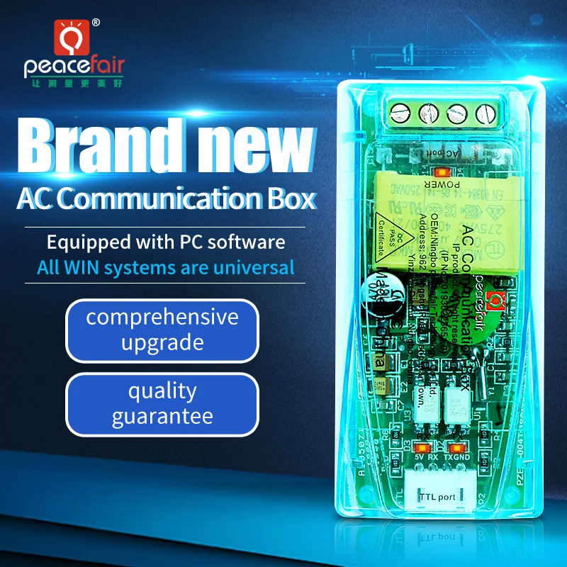 PZEM 004T 3 0 Версия TTL Modbus RTU Напряжение Ток частота коэффициент мощности счетчик