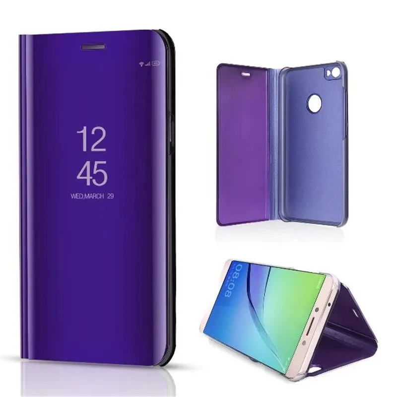 Для Xiao mi Red Note 5A Note5A Prime 4X A2 A1 5X6 6X Note3 x2 5C F1 хром вид смарт флип rror кошелек чехол для