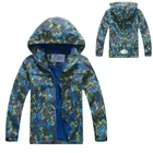 Куртка флисовая детская, на весну-осень, ветрозащитная, водонепроницаемая