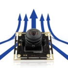 Широкоугольный USB модуль камеры 5 мегапикселей 2592x1944 Mjpeg 180 градусов объектив рыбий глаз Aptina MI5100 CMOS USB веб-камера модуль