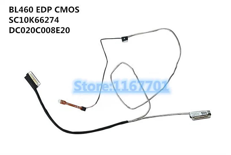 Новый кабель для ноутбука/ноутбука LCD/LED/LVDS Lenovo Thinkpad T460P L460 L470 BL460 EDP CMOS SC10K66274 DC020C008E10