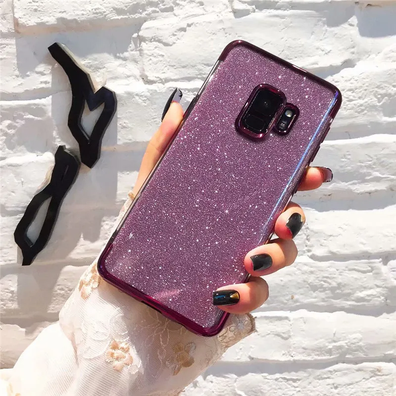 S7 S6 edge note 8 9 мягкие силиконовые чехлы из ТПУ с градиентом для Samsung Galaxy J5 J7 A5 A3 A7 2016 2017